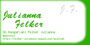 julianna felker business card